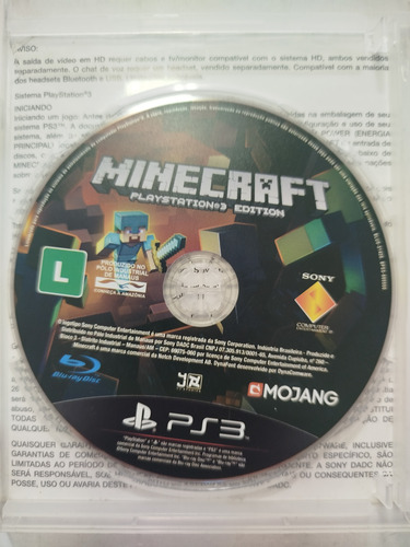 Minecraft - Playstation 3 - Mídia Física (Usado)