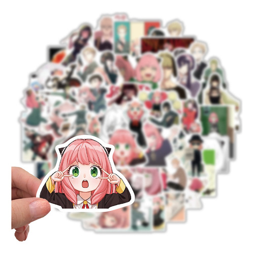 Adesivos De Anime Spy Family Para Laptop