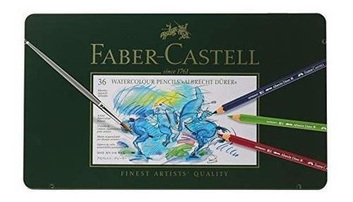 Juego De 36 Lápices De Colores Acuareables Faber Castell