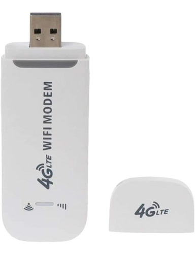 Modem 4g 3 Em 1 Usb Wi-fi Hotspot Lte Cor Branco