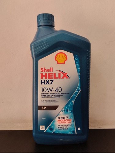 Aceite 10w40 Semi Sintetico Shell Original Helix Hx7 Sellado