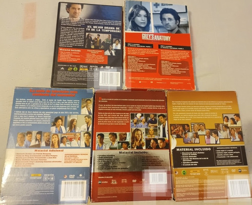 Grey's Anatomy Temporadas 1 - 5 (Usado)
