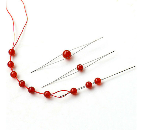 Paquete De Agujas Plegables K Big Eye Beading Needles
