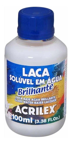 Acrilex Laca Al Agua Brillante 100ml 19510 Flaber