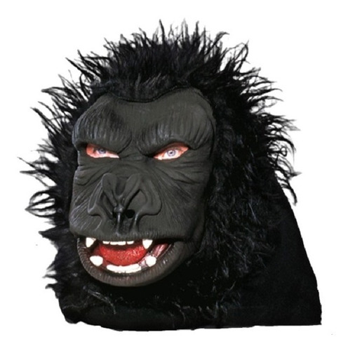 Máscara De Gorila Macaco C/ Pêlos - Terror - Fantasia