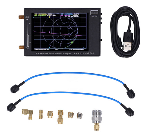 Analizador De Red Vectorial De 4 Pulgadas Portátil Hf Vhf Uh