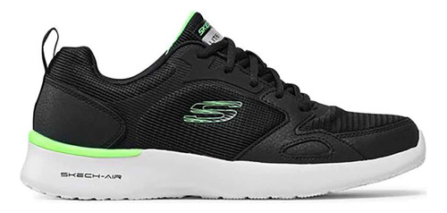 Tenis Lifestyle  Skechers Skech Air Dynamight - Negro-verde
