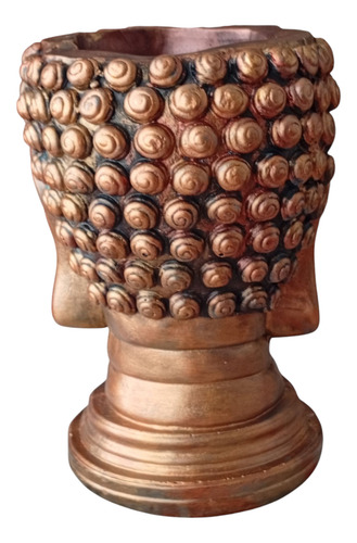 Cabeza De Buda Decorativa, Para Maceta, Lámpara De Sal Cobre