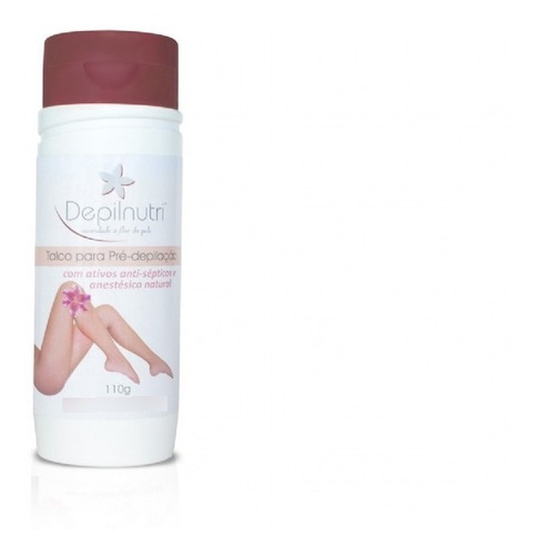 Talco Pré-depilatório Depilnutri 110g Anti-séptico