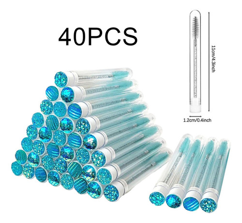 40 Piezas De Rímel Desechables, Cepillo, Herramienta De