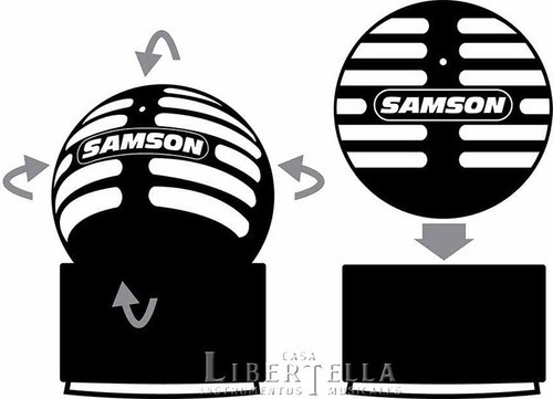 Imagen 4 de 8 de Microfono Usb Samson Meteorite Ideal Para Computadora Condensador Portatil