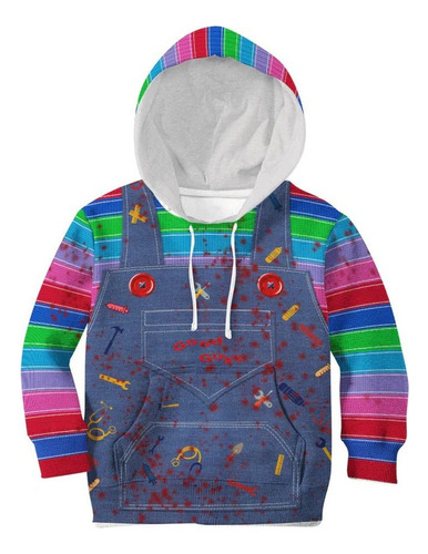 Sudadera Infantil De Película De Terror Para Niños, Disfraz