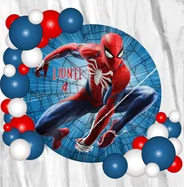 Comprar Fondo Banner Candy Bar Circular Hombre Araña 70x70cm
