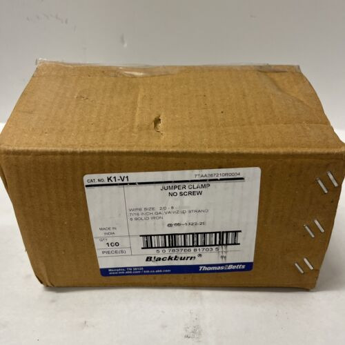 Thomas & Betts Blackburn Jumper Clamps K1-v1 No Screw Bo Ccm