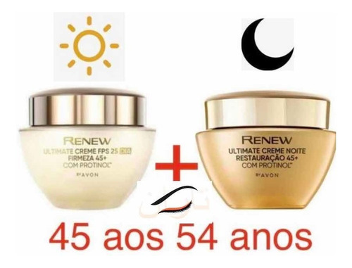 1 Avon  Renew Ultimate Dia + 1 Noite 50g Cada