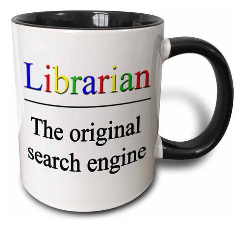 Taza Librarian The Original Search Engine, 11 Oz, Color...