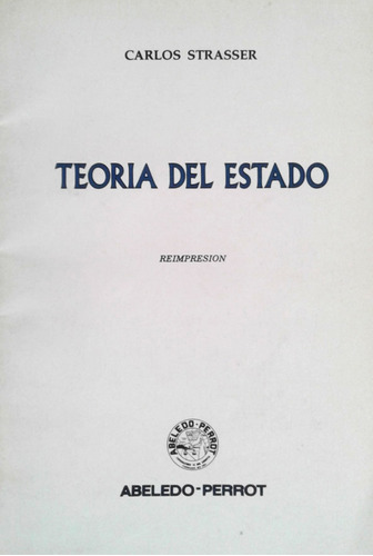 Teoria Del Estado Carlos Strasser