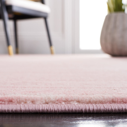 Alfombra Moderna Rosa 1 55 X 2 28 Metros Fácil Cuidado