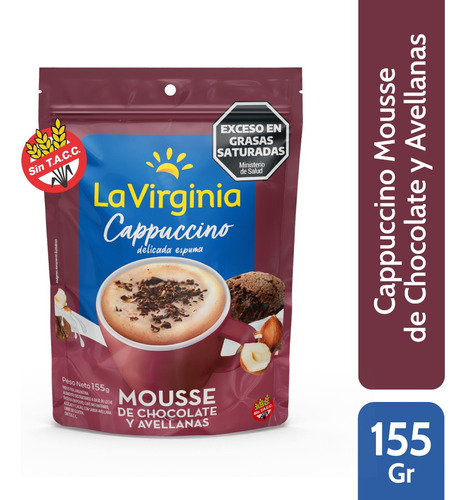 La Virginia Cappuccino Mousse De Chocolate Doypack X 155 Gr