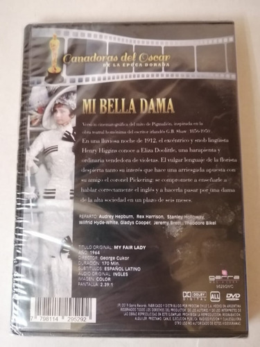 Pelicula Mi Bella Dama // Audrey Hepburn // Dvd