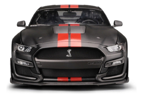 Hhh Maisto 2020 Ford Mustang Shelby Gt500 Negro Mate 1/18