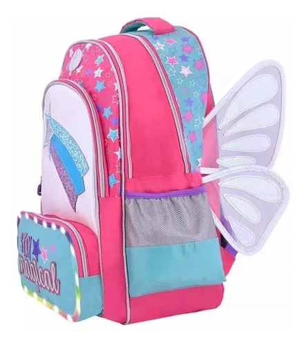 Mochila con alas de mariposa sale