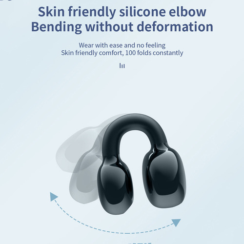A Audífonos Estéreo Inalámbricos Clip Ear Bluetooth V5.3