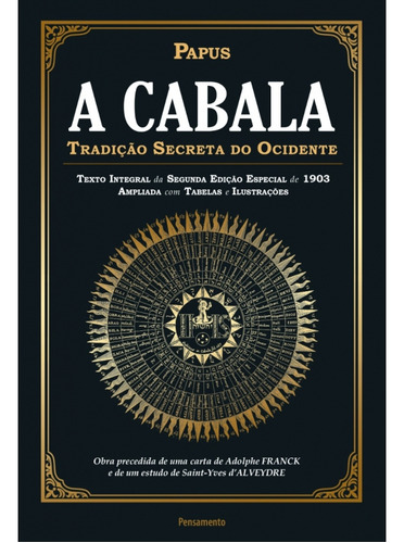 Livro A Cabala - Tradição Secreta Do Oriente - Papus