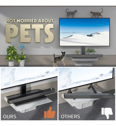 Universal Tv Stand - Soporte De Televisión De Mesa Para Tele