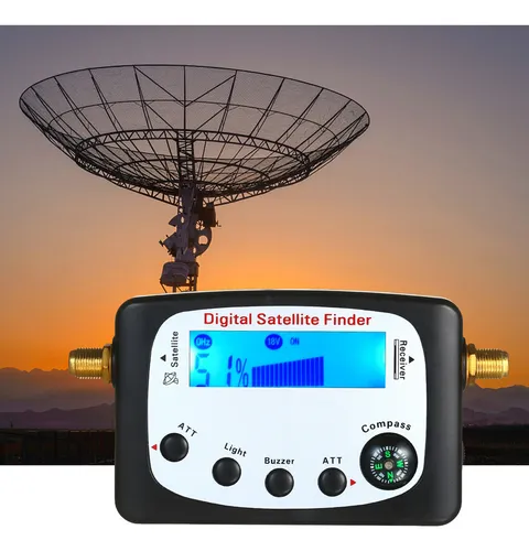 Buscador De Señal Satelital Sf-9509 Mini Lcd Con Brújula