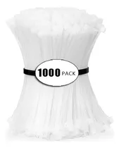 Comprar Taikula Cinchos De Plastico 1000 Piezas De Bridas De Plástico (15cmx2.5mm) Blanco Bridas De Alambre De 16 Libras De Resistencia Resistente A Los Rayos Uv Bridas De Nailon Resistentes