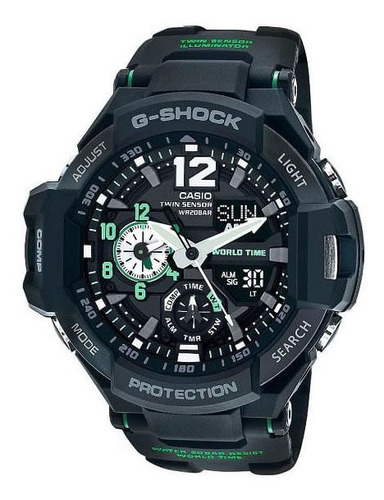 Relógio Casio G-shock Gravitymaster Masculino Ga-1100-1a3dr