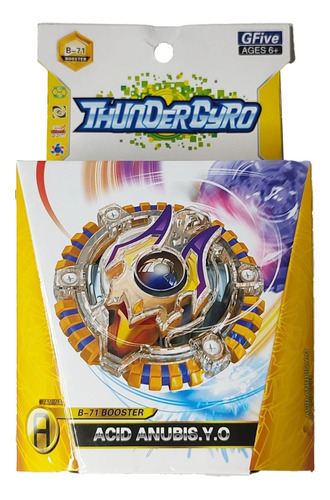 Bey Thunder Gyro Trompo Blade Punta Metal Lanzador