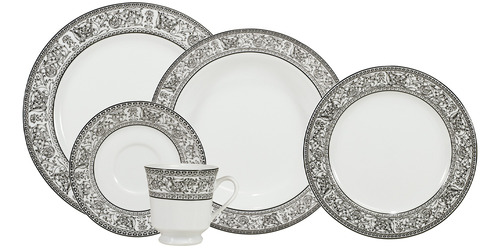 Aparelho De Jantar 30 Peças Porcelana Schmidt Completo Kate