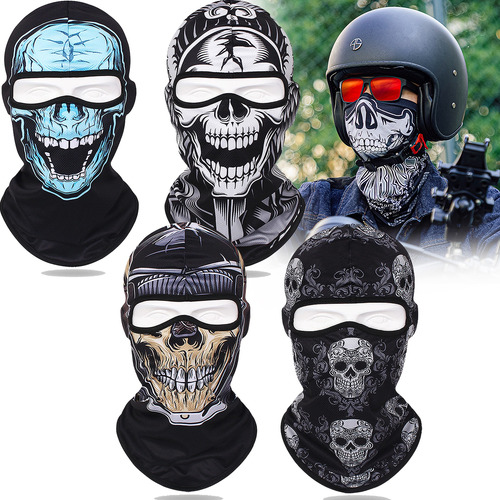 4 Pcs Balaclava Bandana Máscara Deportivas For Moto Ciclismo