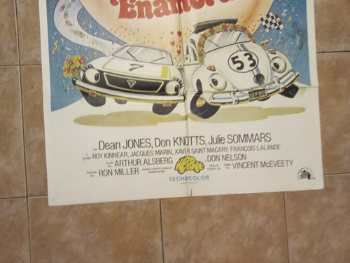 Afiche De Cine Original: Cupido Motorizado Enamorado (Usado)