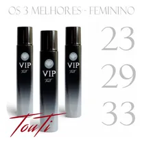 Comprar Kit Touti 3 Perfumes Feminino 23 u002F 29 u002F 33 - Os Mais Vendidos - C 3 Unidades  - Fixação Marcante Good Vip Girl - Vip Scandal - Vip Olimpea Touti 