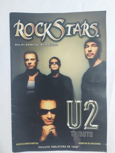 Rockstars. U2 Tributo. Año 1 Especial No. 8. Revista. 