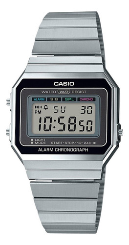 Reloj Casio De Acero Inoxidable A700w-1acf Unisex