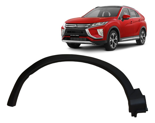 Friso Alargador Paralama Eclipse Cross 2018 20 Lado Esquerdo
