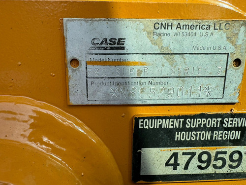 Retroexcavadora Case 590sm Año 2010 Con Kit Para Martillo