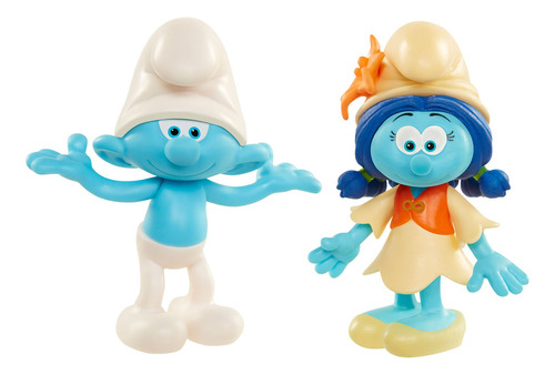 Pitufos The Lost Village Torpe & Smurf Lily  figura (2 unid