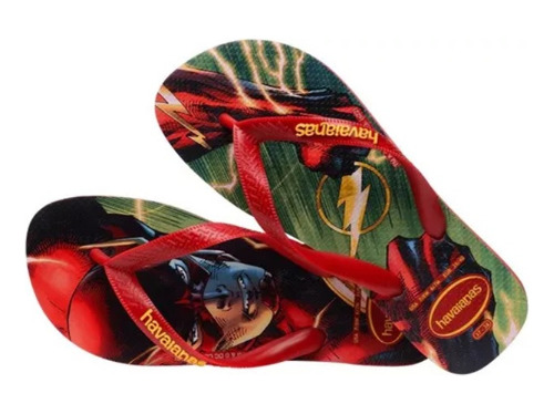 Ojotas Havaianas Hombre Originales Top Marvel Flash