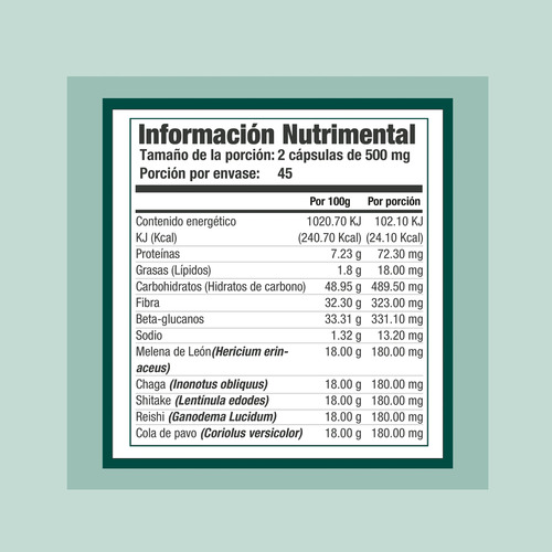 Adaptoheal Hgs (sistema Inmunológico) 90 Caps