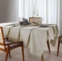 Comprar Mantel rectangular Dohler Poa de 6 plazas con estampado limpio