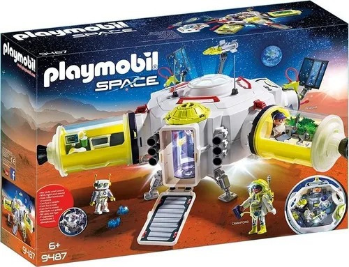 Playmobil Estación De Marte Space C Luz Sonido Original 9487