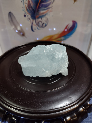Piedra Natural Aguamarina( Calidad Superior 80 Grs, 6 Cm)