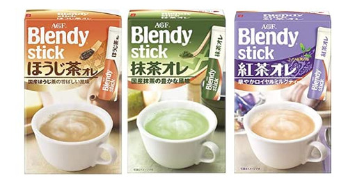 Blendy Stick Tea Au Lait Surtido 2.5oz 3tipos Té Instantáneo