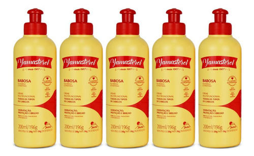 Kit 5 Cremes Yamasterol Barbosa E D-pantenol 200ml - Multif