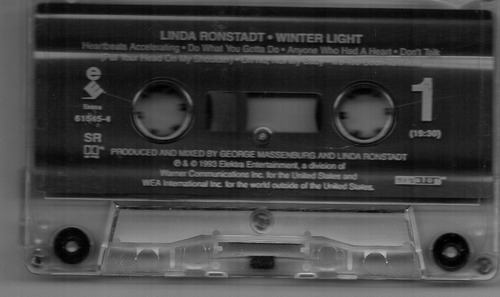 Cassette Linda Ronstadt Winter Light Estándar